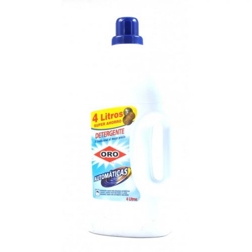 Detergente oro gel.Droguería online,venta de productos de limpieza de las mejores marcas.Líderes en artículos de limpieza.