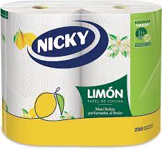 Papel cocina nicky limón 