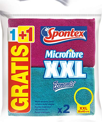 Bayeta Microfibra XXL Spontex  pack – 2 unidades