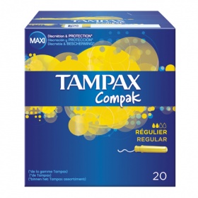 Tampax Compak Regular.Droguería online,venta de productos de limpieza de las mejores marcas.Líderes en artículos de limpieza.