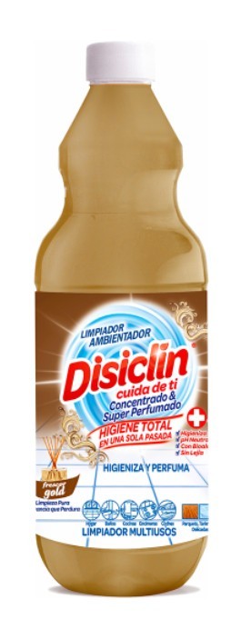 Fregasuelos Disiclin Gold.Droguería online,venta de productos de limpieza de las mejores marcas.Líderes en artículos de limpieza.