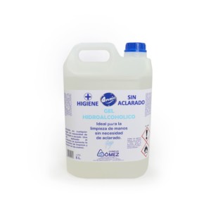 Gel Hidroalcoholico 5l.Droguería online,venta de productos de limpieza de las mejores marcas.Líderes en artículos de limpieza.  