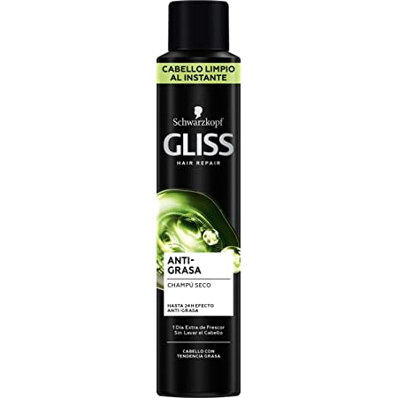 Champú en seco GLISS + cepillo.Droguería online,venta de productos de limpieza de las mejores marcas.Líderes en artículos de limpieza.