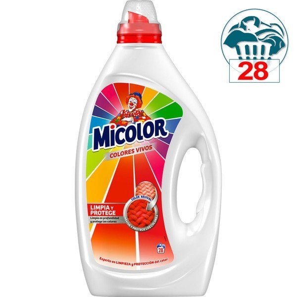 Detergente Micolor colores vivos
