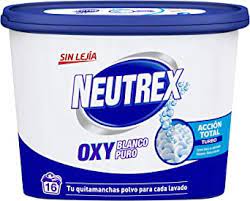 Quitamanchas polvo Neutrex Oxy blanco puro