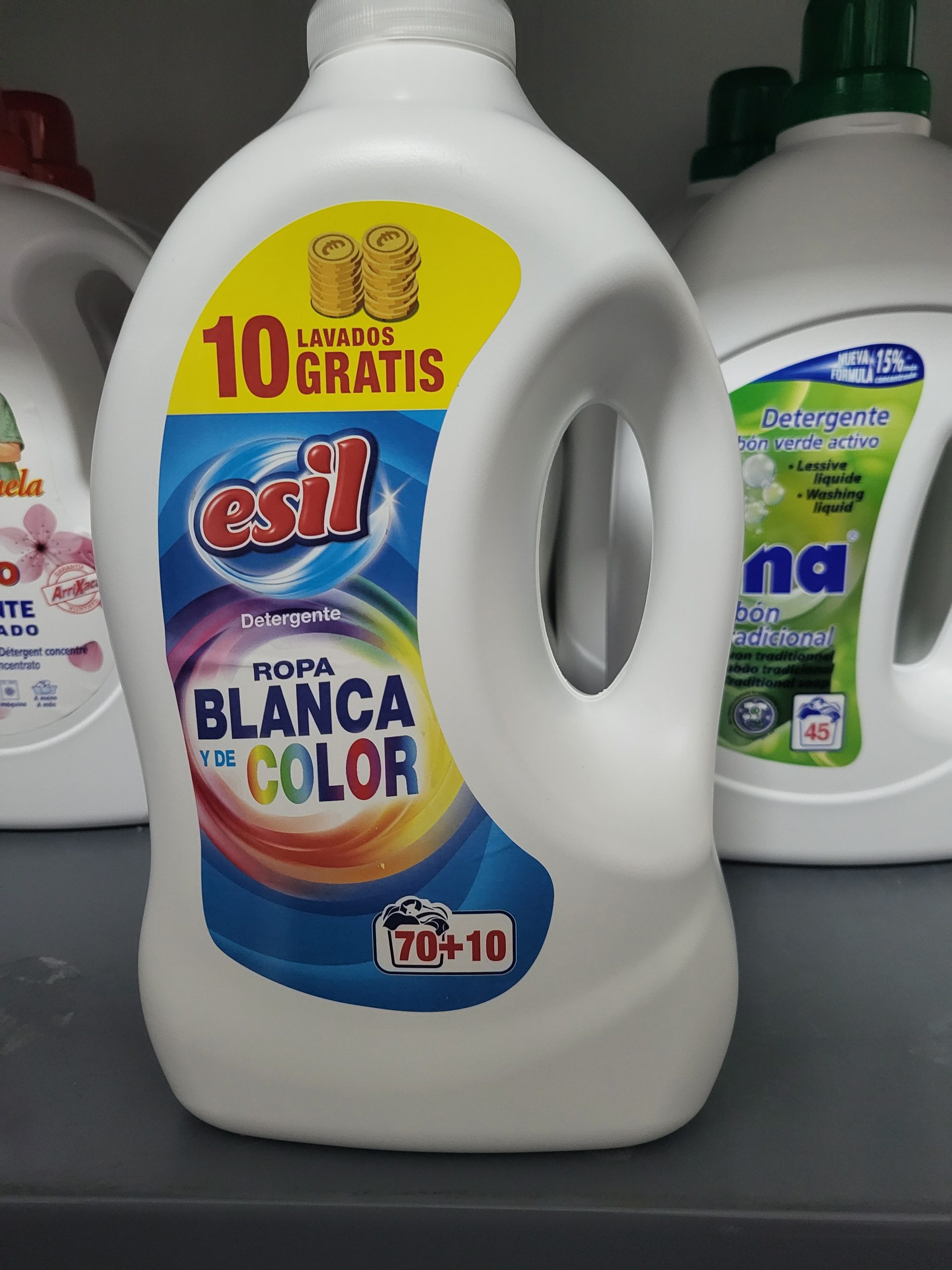 Detergente Esil ropa blanca y de color