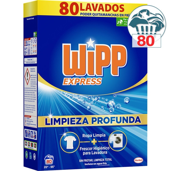 Wipp Express maleta 80 lavados